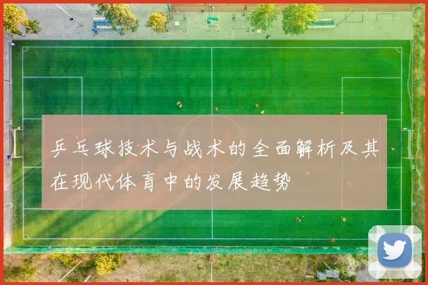 乒乓球技术与战术的全面解析及其在现代体育中的发展趋势